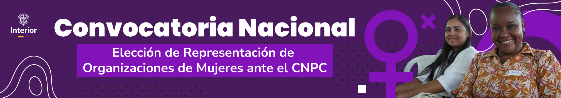 Vacancia de la representación de organizaciones de mujeres ante el Consejo Nacional de Participación Ciudadana (CNPC)
